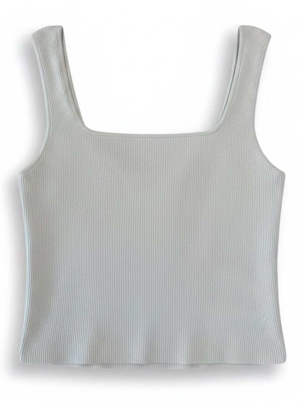 Reformation Ivory/Cream Ribbed Knit Tank Top Size Small